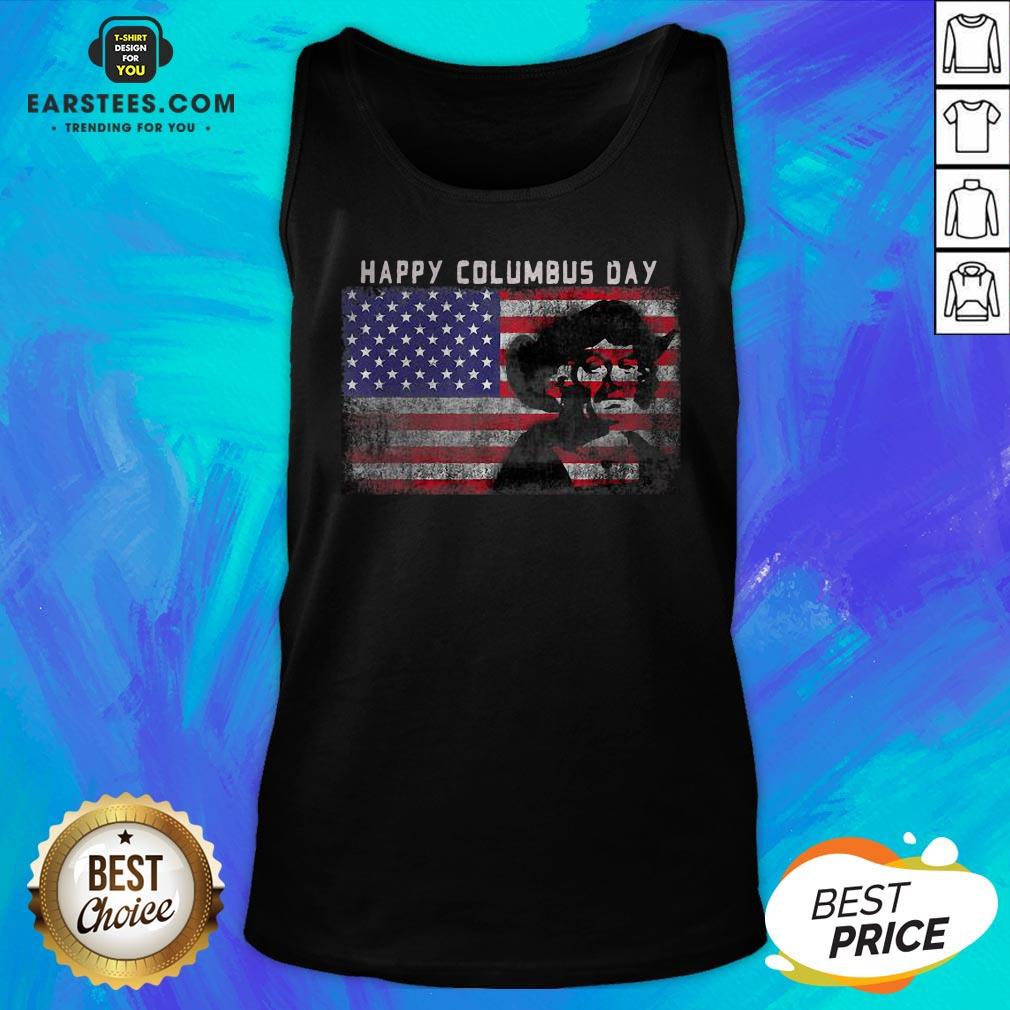 Happy Columbus Day – Italian Explorer – America – Discovery T-Shirt - Image 2