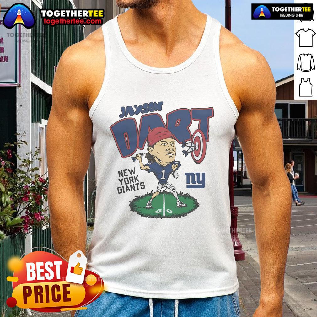 Official New York Giants Jaxson Dart T-Shirt - Image 4