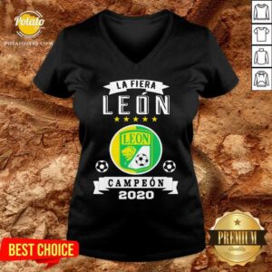 Alternative view of Good Club Leon Campeon 2020 Futbol Mexicano La Fiera Shirt