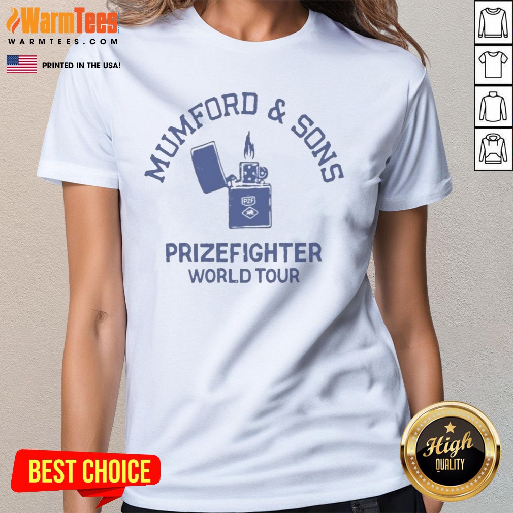 Premium Mumford And Sons Prizefighter World Tour Shirt - Image 3