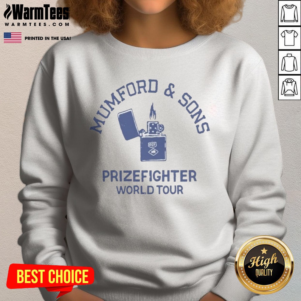 Premium Mumford And Sons Prizefighter World Tour Shirt - Image 4