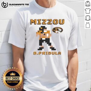 Good Missouri Tigers Football Beau Pribula Retro Baller Pixel T-Shirt