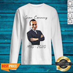 Alternative view of Perfect Sean Connery Legends Never Die 1930-2020 Memories Shirt