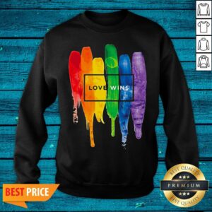 Alternative view of Premium LGBT Love Wins Shirt