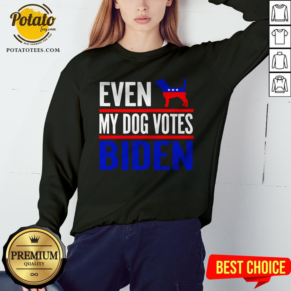 Even My Beagle Dog Votes Biden Democrat Election Shirt - Image 4