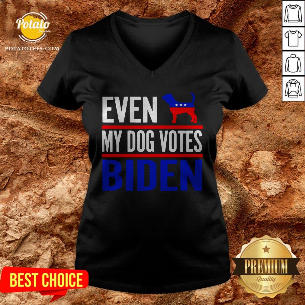 Even My Beagle Dog Votes Biden Democrat Election Shirt - Image 2