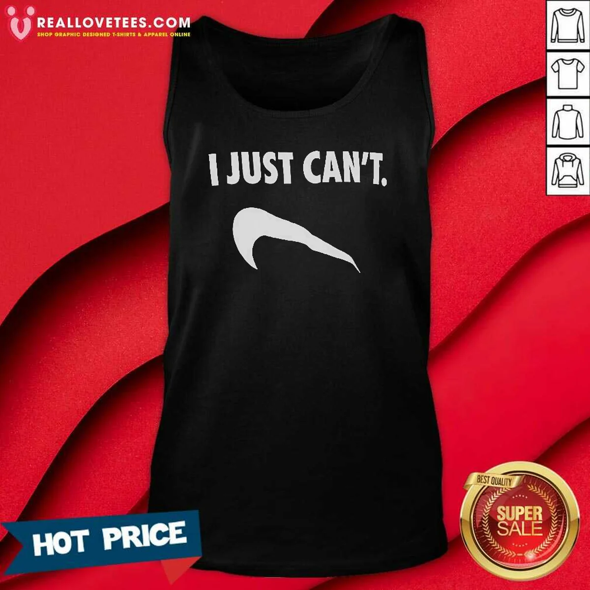 Funny I Just Can'T Slogan Phrase Typography Shirt - Image 2