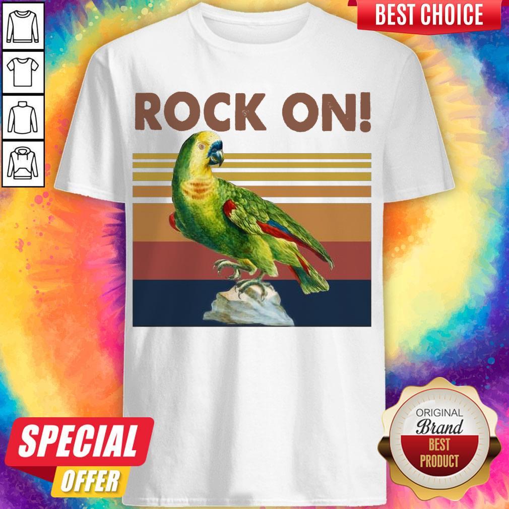 Official Parrot Rock On Vintage Shirt