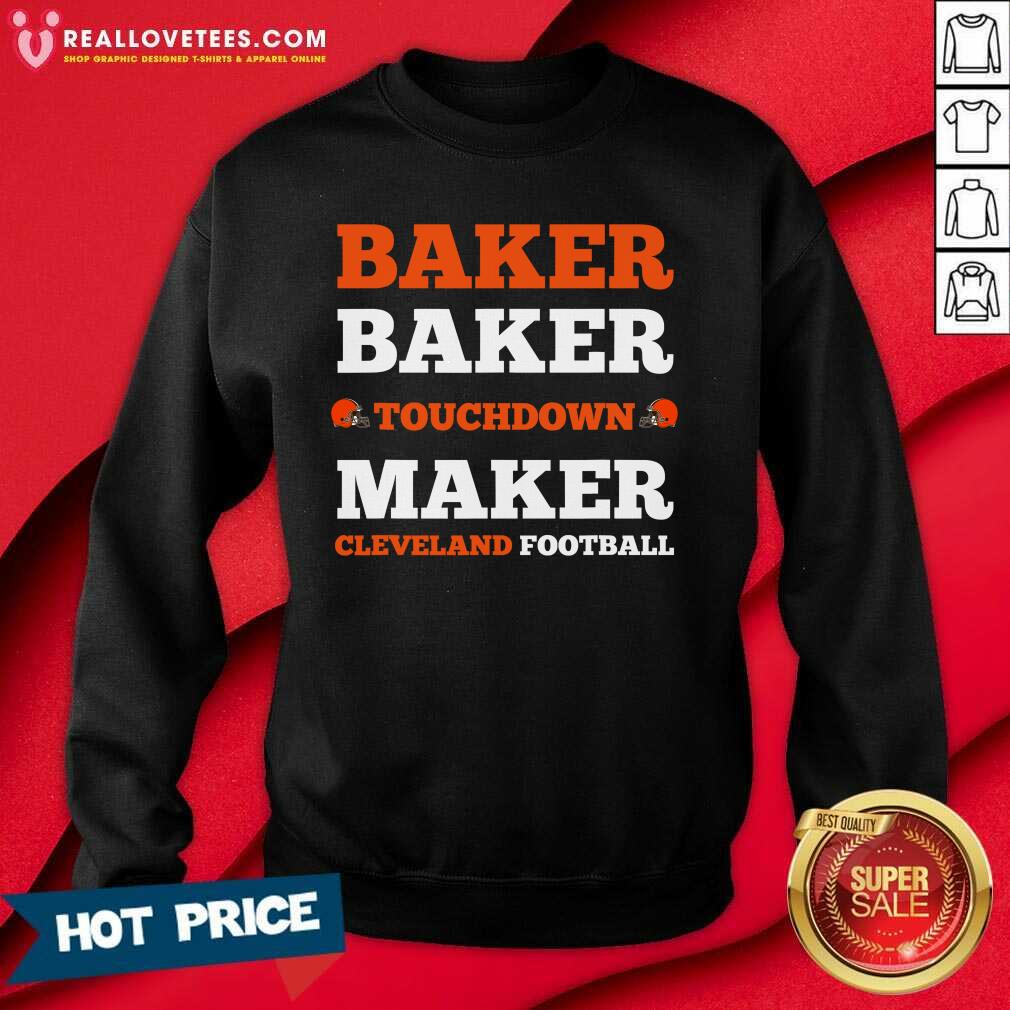 Premium Baker Baker Touchdown Maker Cleveland Football Shirt - Image 3