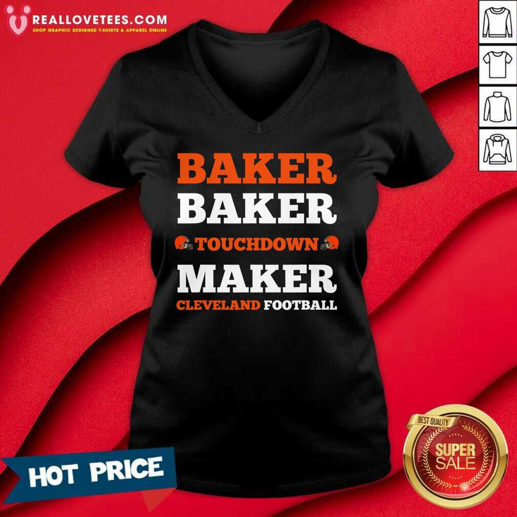 Premium Baker Baker Touchdown Maker Cleveland Football Shirt - Image 5