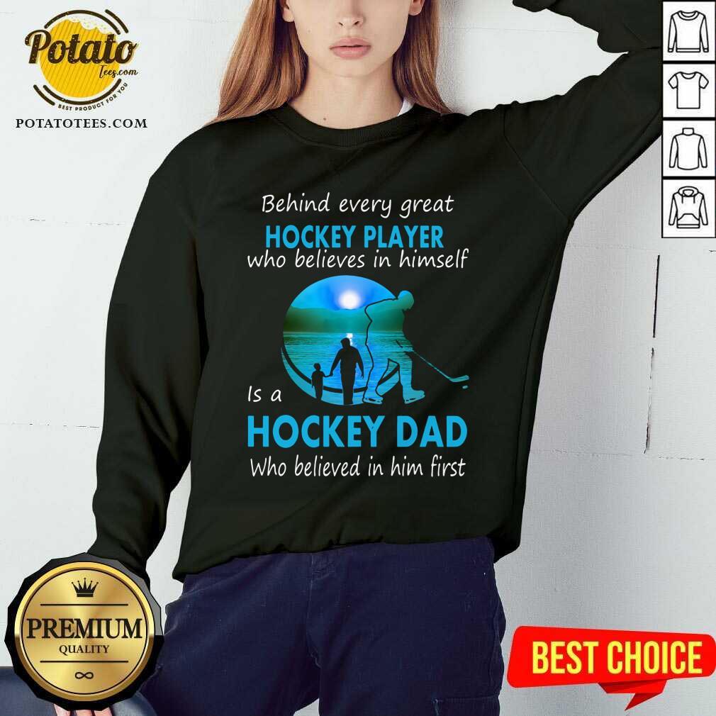 Hockey Player Is A Hockey Dad Shirt - Image 4