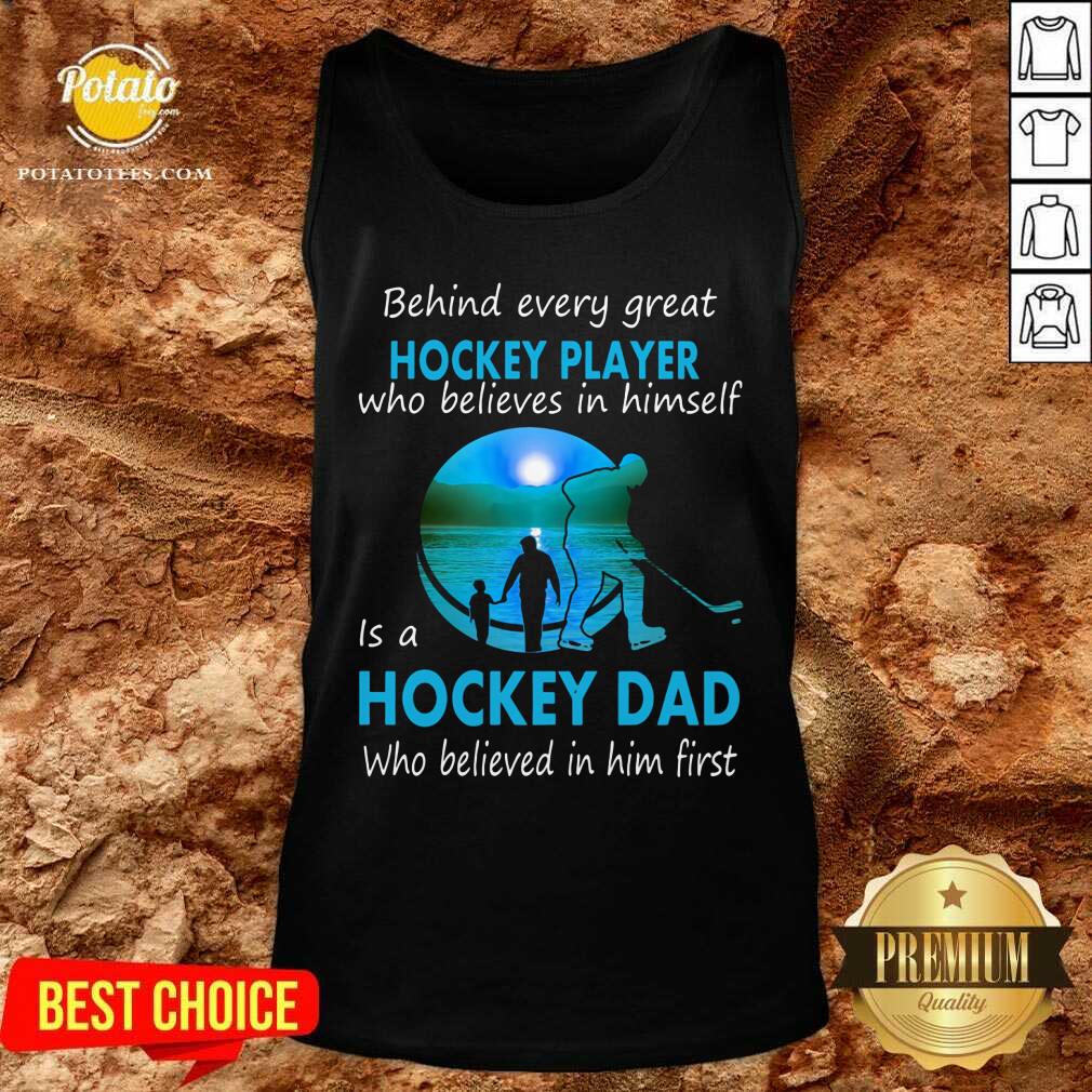 Hockey Player Is A Hockey Dad Shirt - Image 3