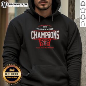 Alternative view of Original Texas Tech Red Raiders Mens Basketball 2026 Big 12 Conference Tournament Champions T-Shirt