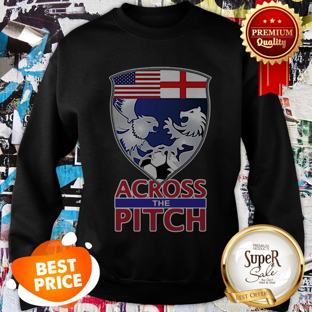 Nice Across The Pitch Soccer Podcast Shirt - Image 3