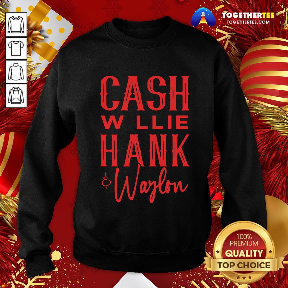 Official Cash Willie Hank And Waylon Shirt - Image 4