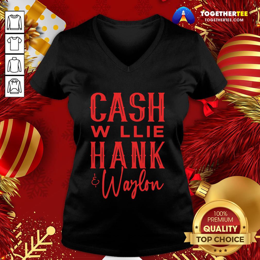 Official Cash Willie Hank And Waylon Shirt - Image 2