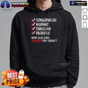 Alternative view of Top Hispanic Conservative T-Shirt