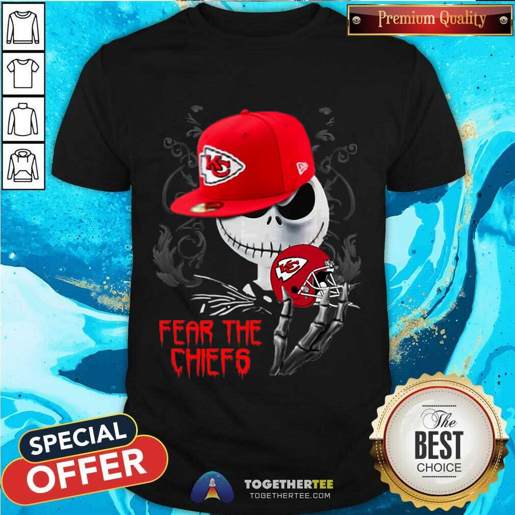 Cute Jack Skellington Fear The Kansas City Chiefs Shirt