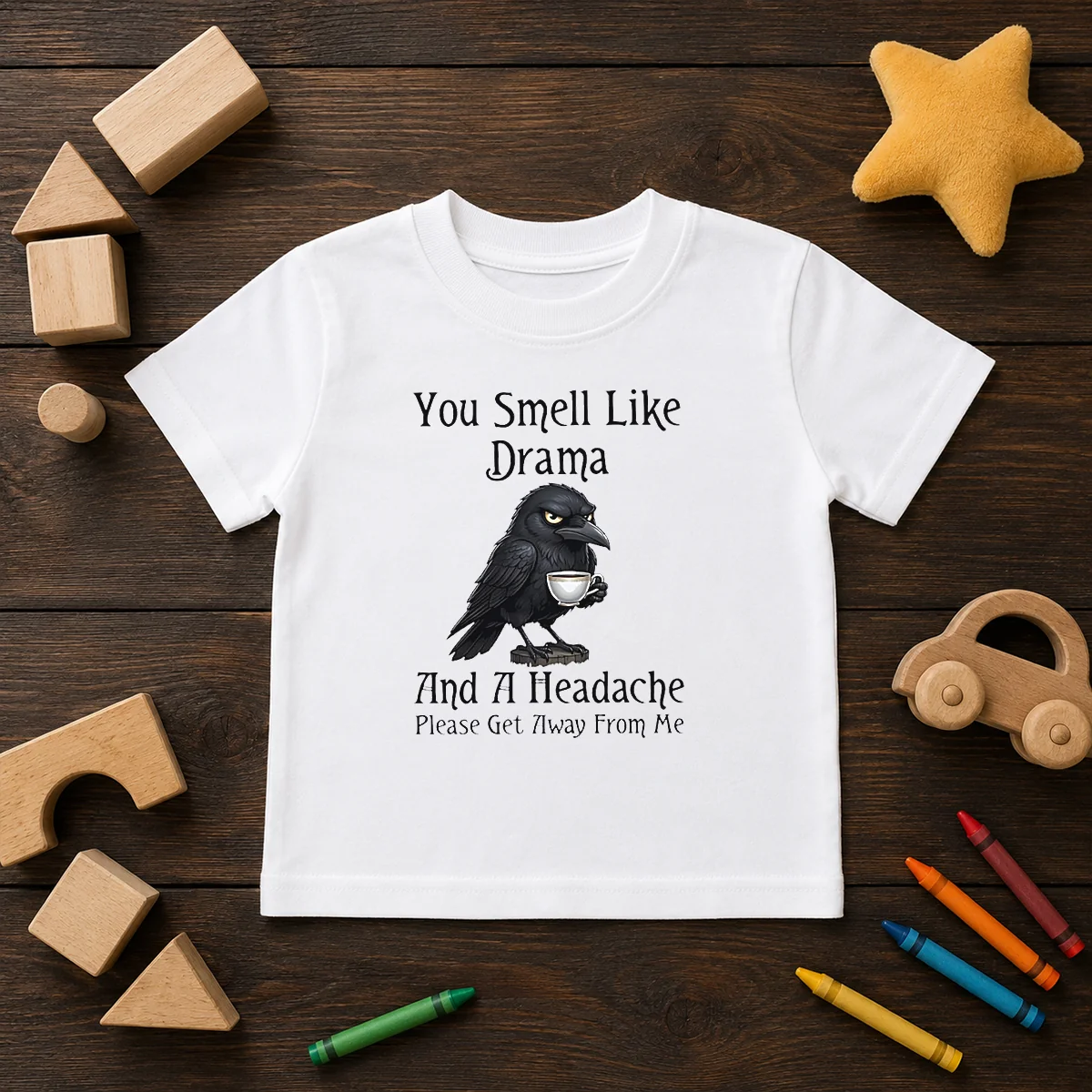 Good Sarcastic Bird Lovers You Smell Like Drama And A Headache Get Away From Me Shirt - Image 7