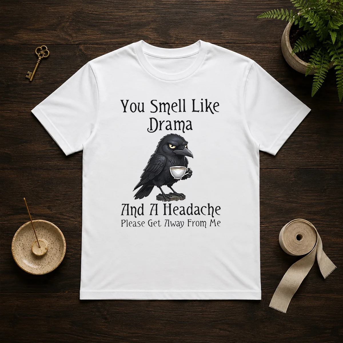Good Sarcastic Bird Lovers You Smell Like Drama And A Headache Get Away From Me Shirt