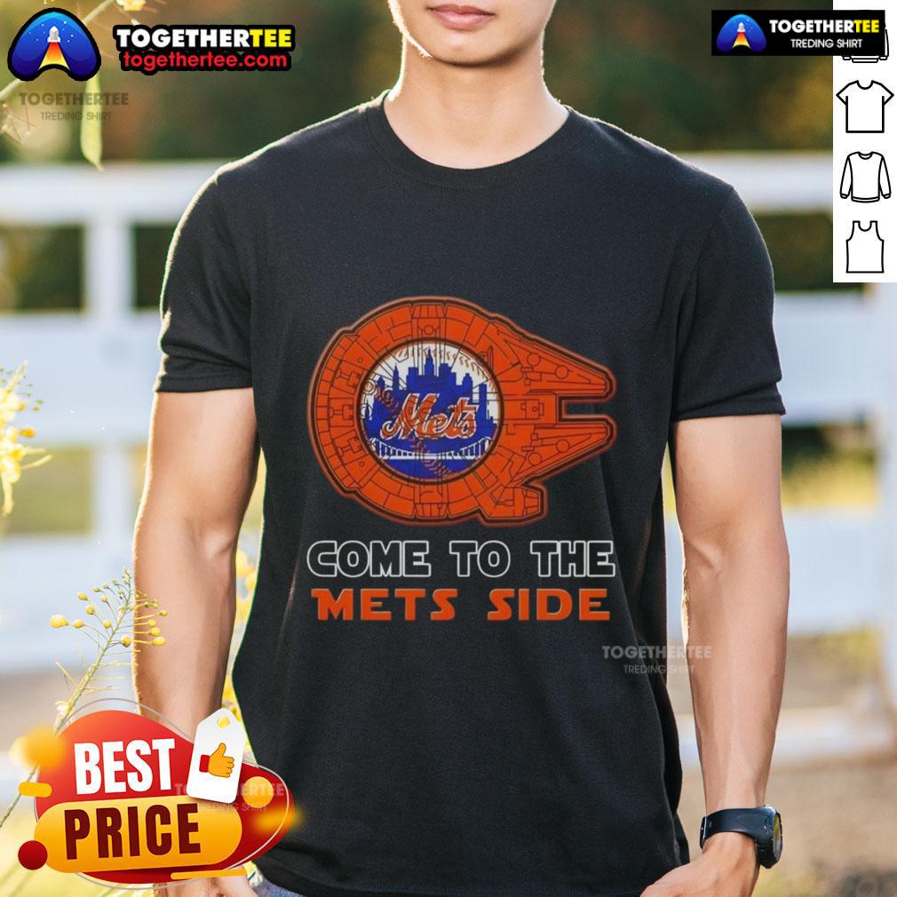 Happy Star Wars Come To The New York Mets Side T-Shirt