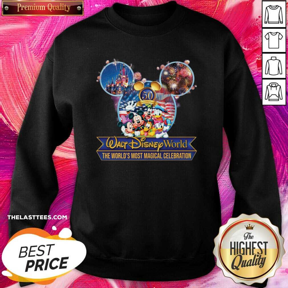 Good 50 Years Of Walt Disney World The World’s Most Magical Celebration Shirt - Image 3