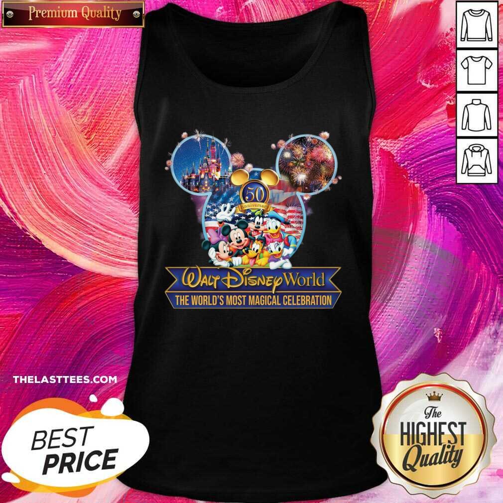 Good 50 Years Of Walt Disney World The World’s Most Magical Celebration Shirt - Image 2