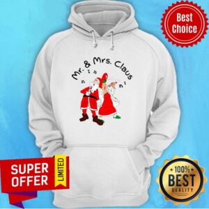 Alternative view of Nice Santa and Mrs Claus Costume Adults Couples Christmas Carol Shirt