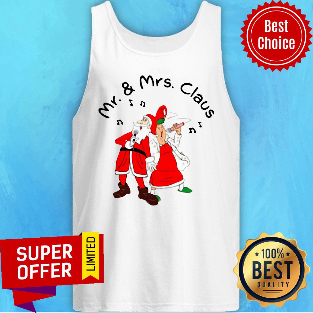 Nice Santa and Mrs Claus Costume Adults Couples Christmas Carol Shirt - Image 3