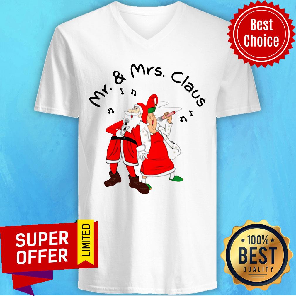 Nice Santa and Mrs Claus Costume Adults Couples Christmas Carol Shirt - Image 5