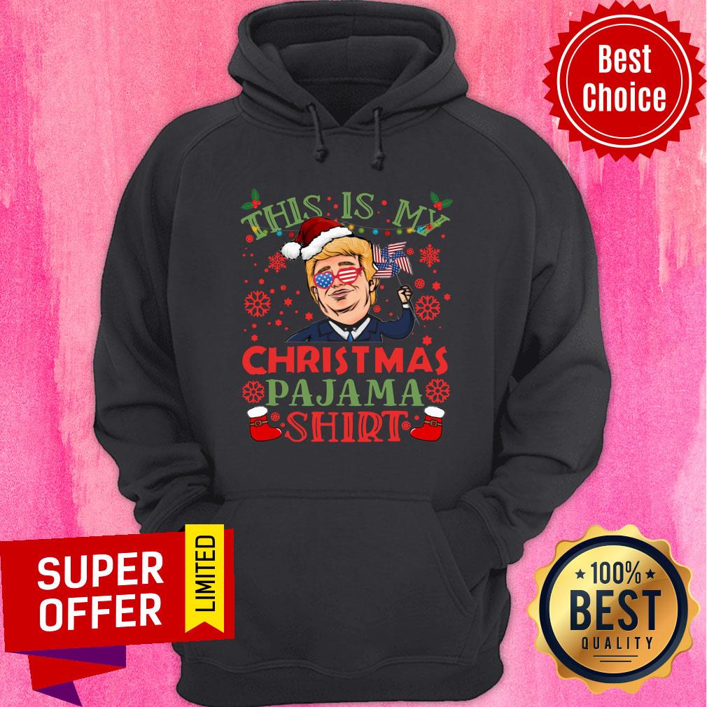Santa Donald Trump This Is My Christmas Pajama Shirt - Image 2