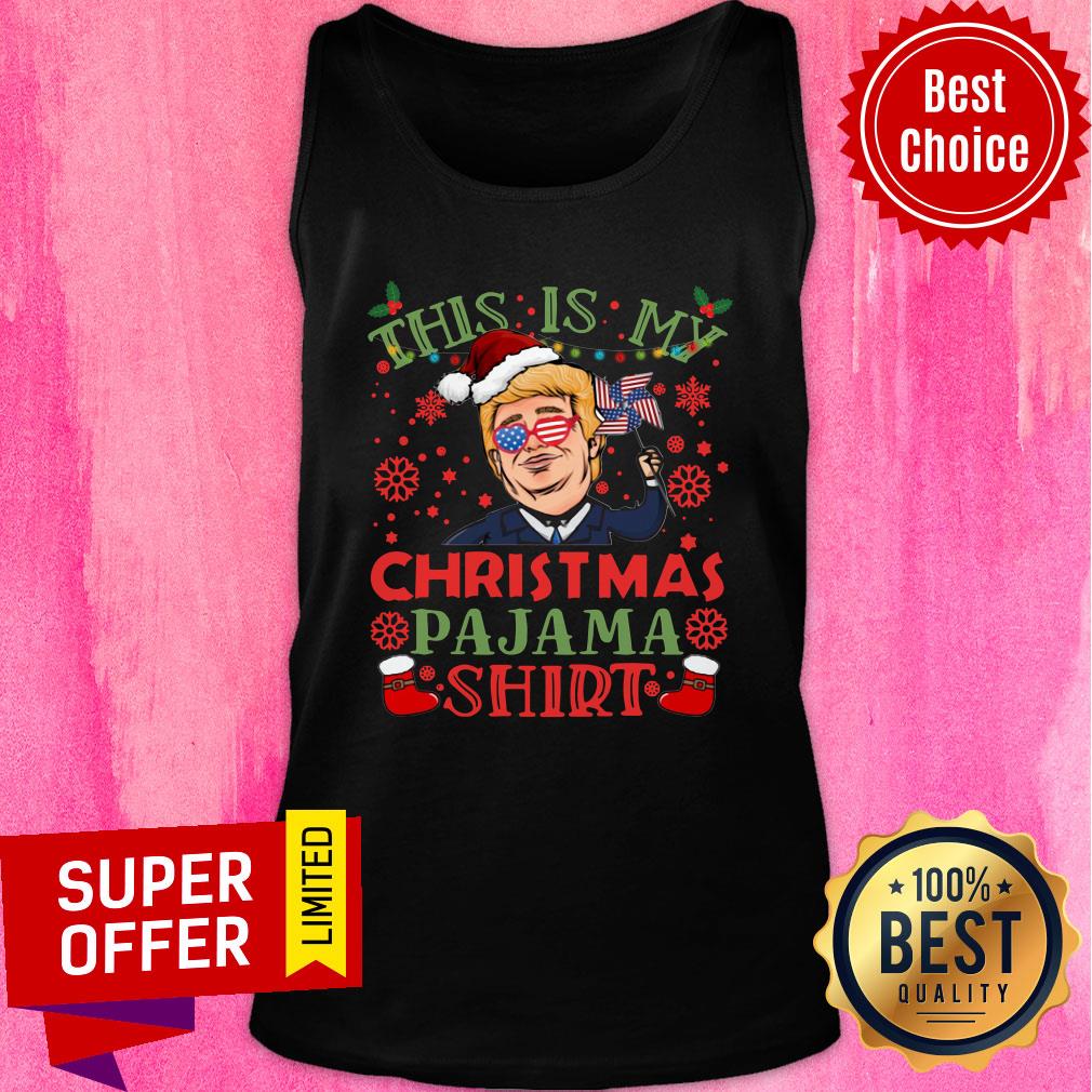 Santa Donald Trump This Is My Christmas Pajama Shirt - Image 4