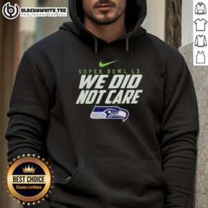 Alternative view of Original 2026 Super Bowl LX Let's Go Seattle Seahawks We Did Not Care T-Shirt