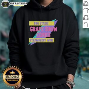 Alternative view of Awesome Bbq Stains Grape Snow Cones Strawberry Wine T-Shirt