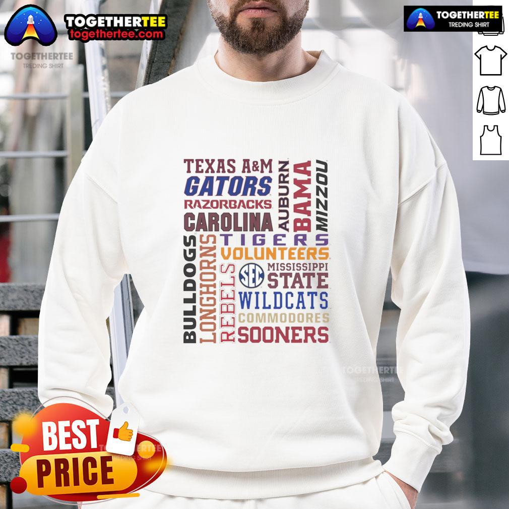 Top The Sec Southeastern Conference Football Team T-Shirt - Image 5