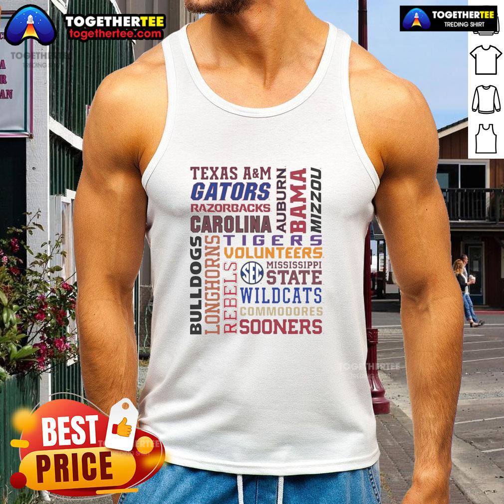 Top The Sec Southeastern Conference Football Team T-Shirt - Image 4