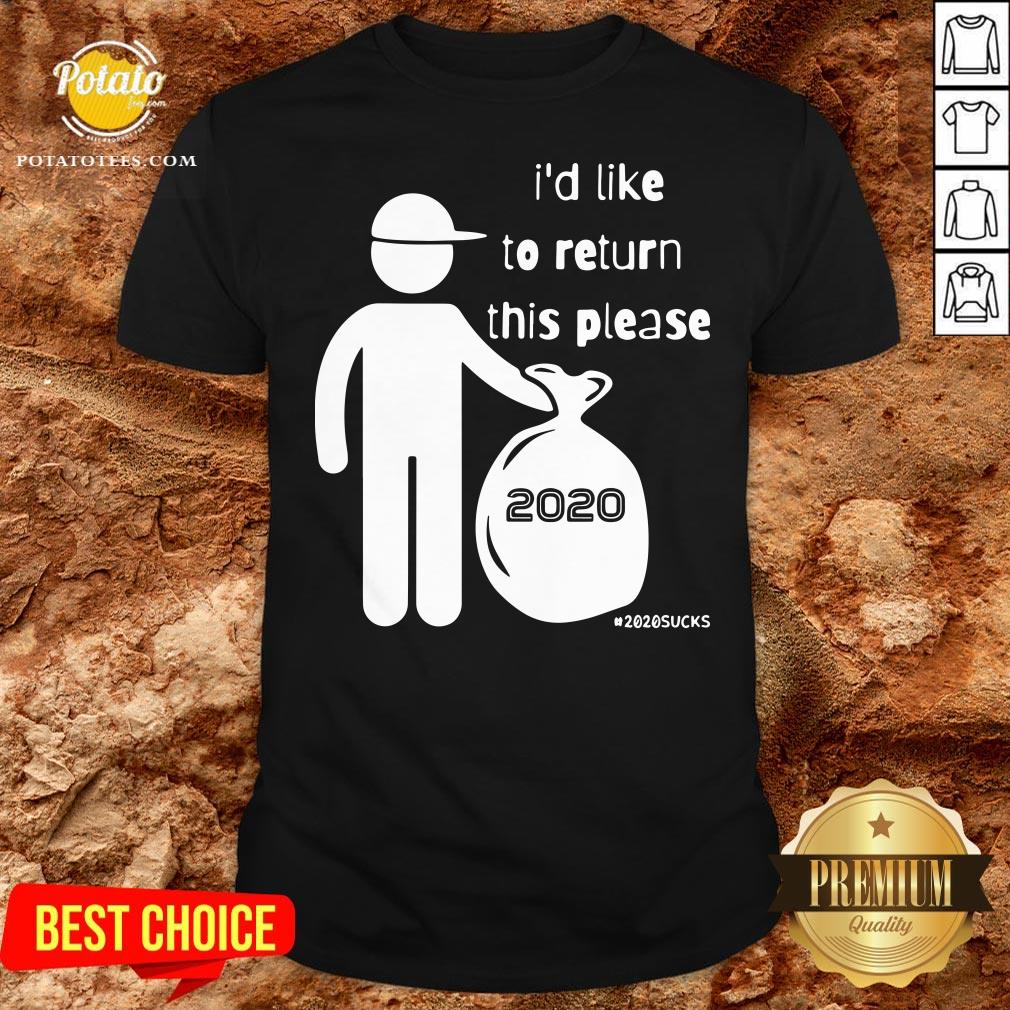 Happy I’d Like To Return This Please 2020 Shirt