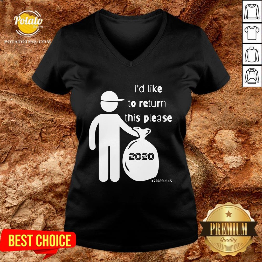 Happy I’d Like To Return This Please 2020 Shirt - Image 2