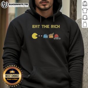 Alternative view of Nice Pacman Eat The Rich T-Shirt