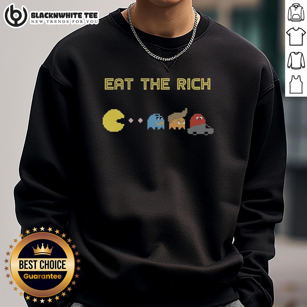 Nice Pacman Eat The Rich T-Shirt - Image 5