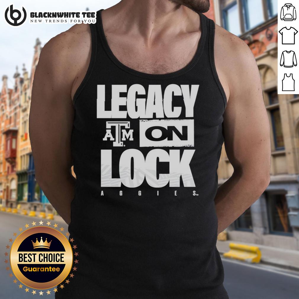 Original Texas A&M Aggies NCAA 2026 Legacy On Lock On Logo T-Shirt - Image 4