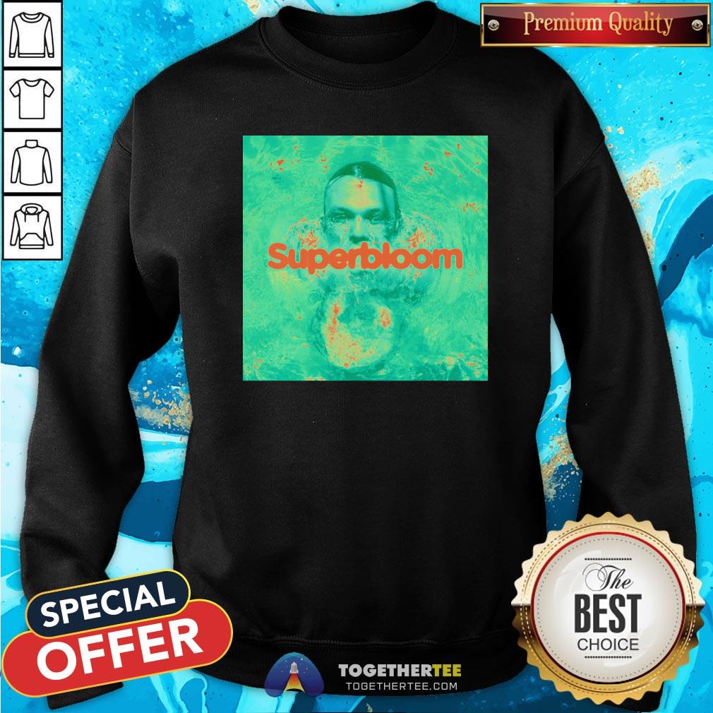 Original Superbloom Merch Black Superbloom Logo Shirt - Image 4