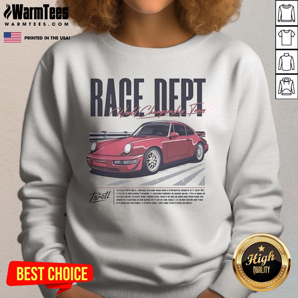 Original Throtl Race Dept Porsche 911 World Championship Team Shirt - Image 4