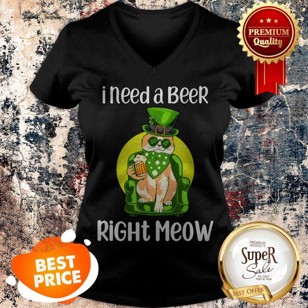Nice Irish Beer Cat Funny St Patricks Day Drinking Cat Lover T-shirt - Image 3