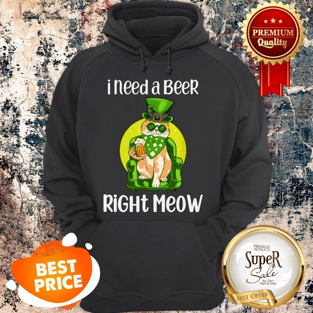 Nice Irish Beer Cat Funny St Patricks Day Drinking Cat Lover T-shirt - Image 5