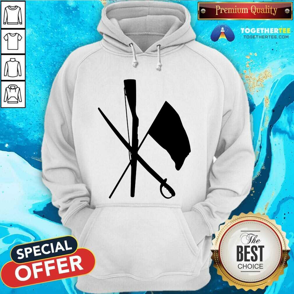Premium Rifle Sabre Flag T-Shirt - Image 2