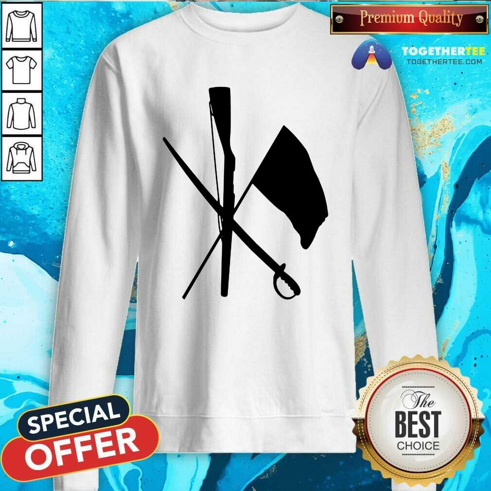 Premium Rifle Sabre Flag T-Shirt - Image 5