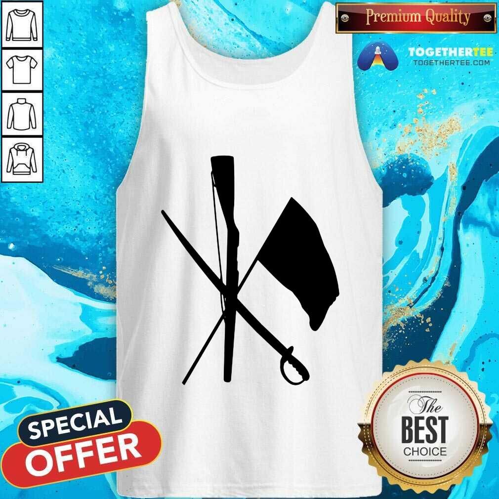 Premium Rifle Sabre Flag T-Shirt - Image 4