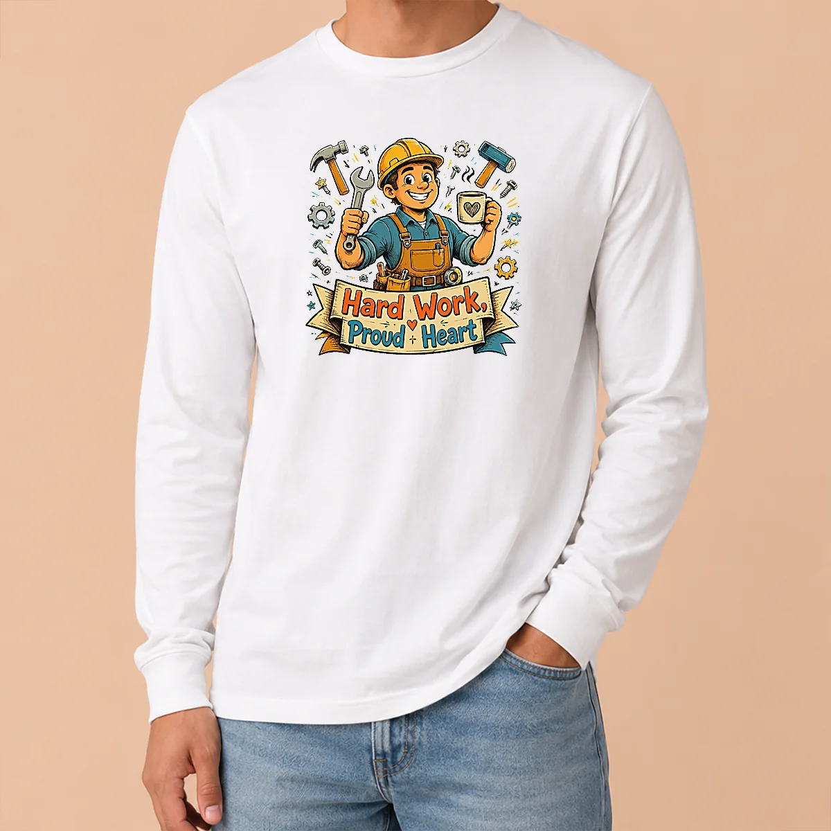 Hot Official Labour Day Proud Worker Doodle Shirt - Image 6