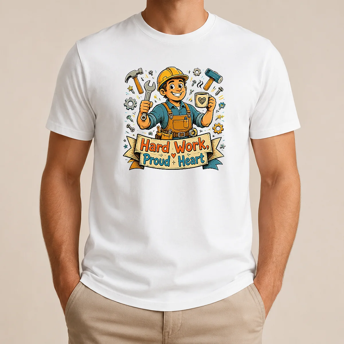 Hot Official Labour Day Proud Worker Doodle Shirt